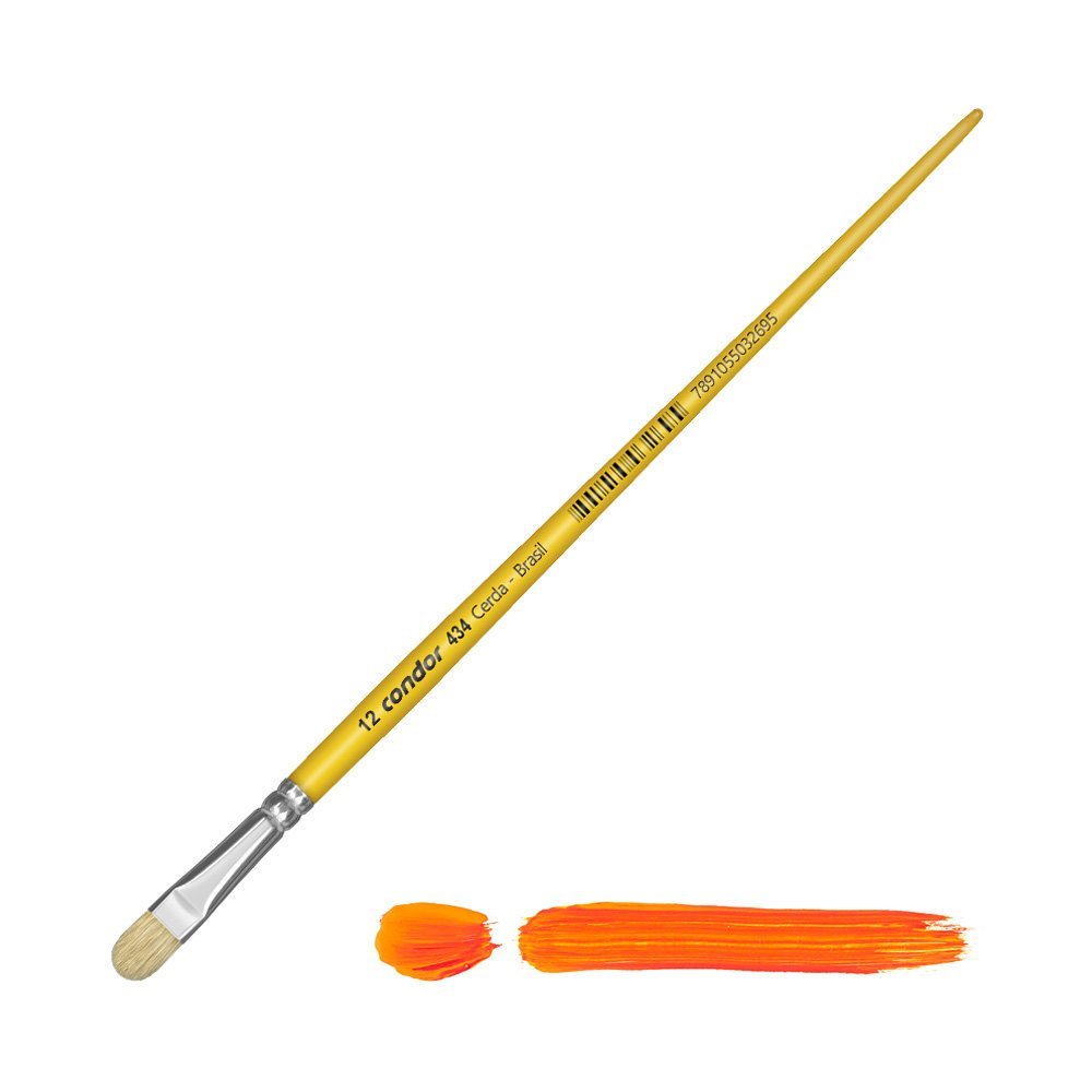 Pincel Lengua de Gato Condor para Oleo Serie 434 No. 12