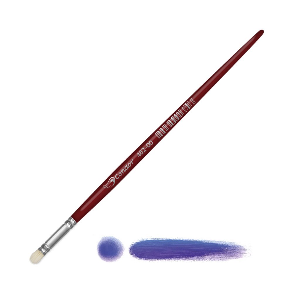 Pincel Cerda Blanca Condor para Estampar Serie 462 No. 2/0