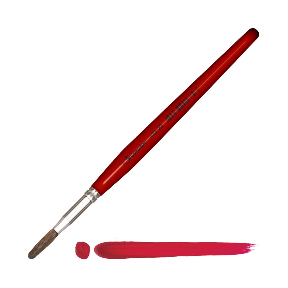 Pincel Redondo Pelo de Pony Condor para Acuarela Serie 473 No. 22