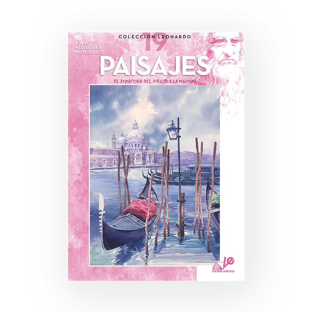 Libro Colección, Leonardo Vinciana, Paisajes No.19