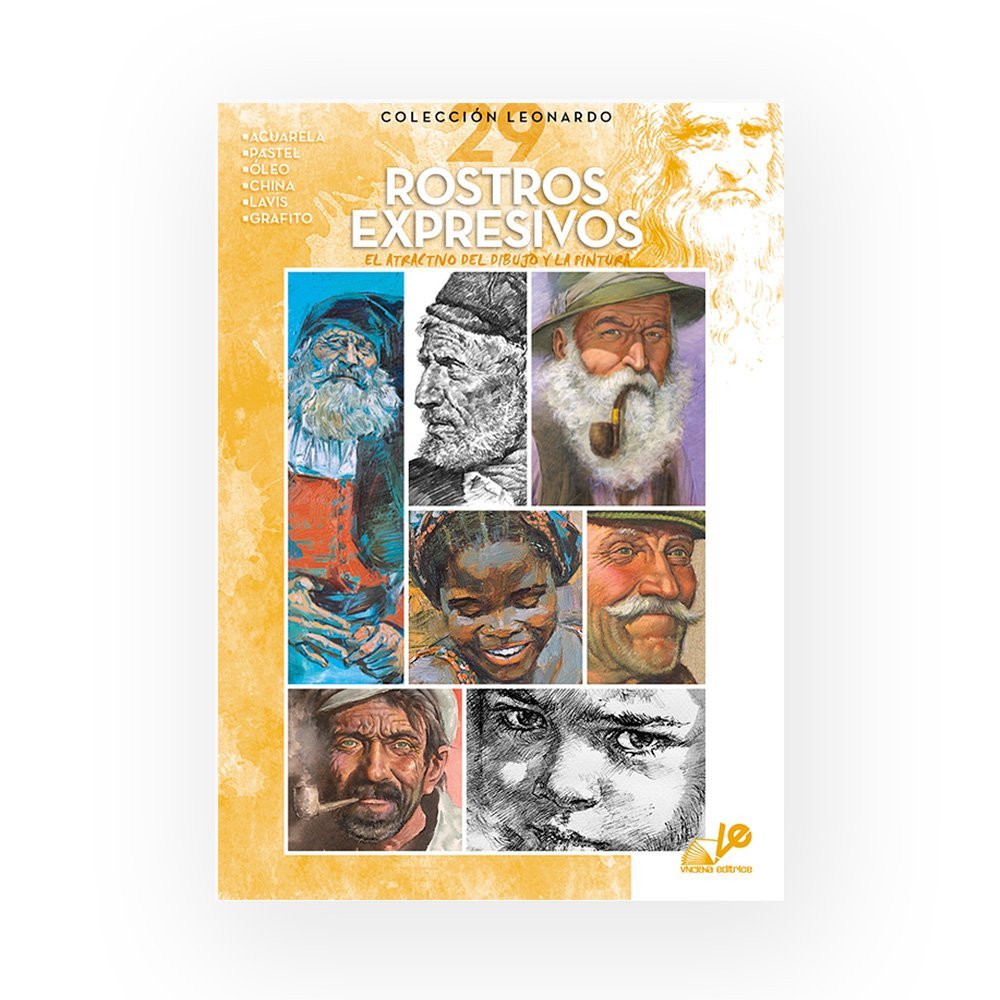 Libro Colección, Leonardo Vinciana, Rostros Expresivos No.29