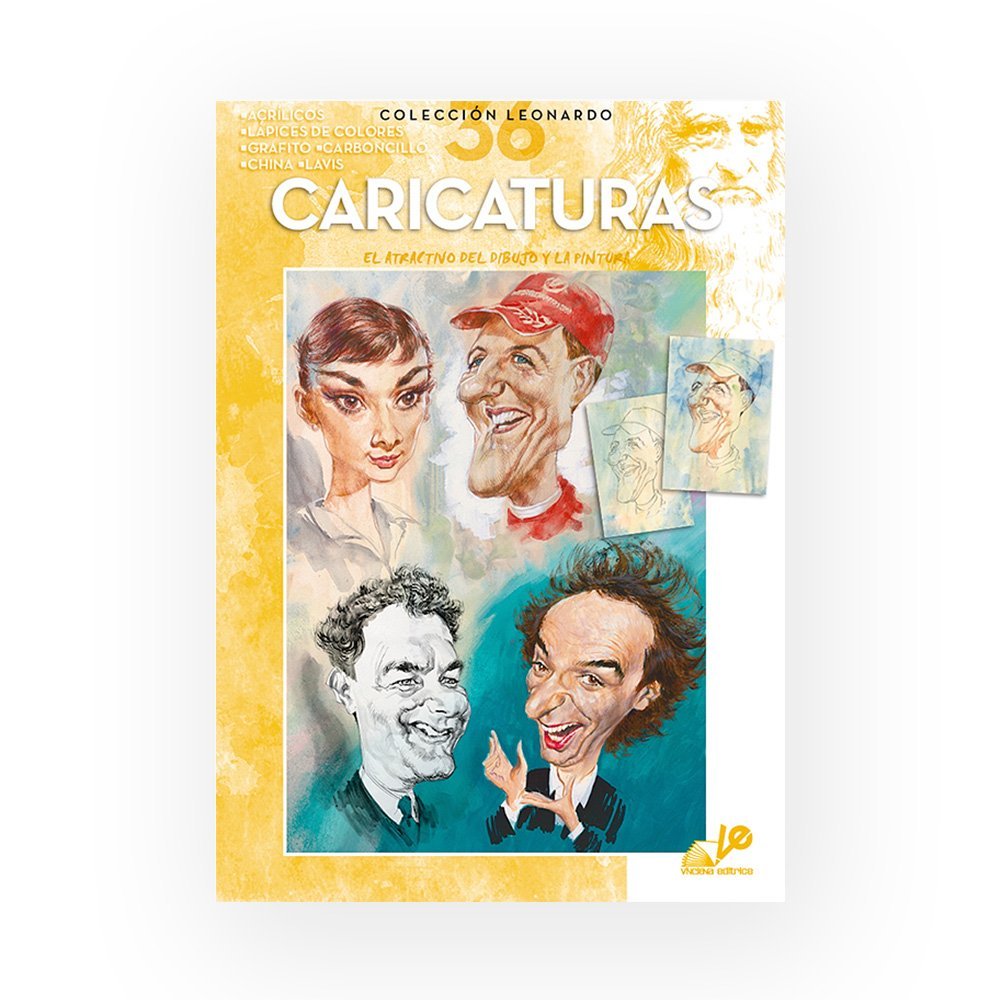 Libro Colección, Leonardo Vinciana, Caricaturas No.36