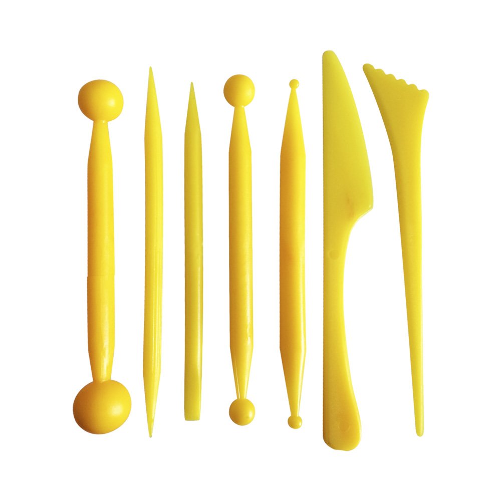 Modeladores de Plástico Juego con 7 Piezas