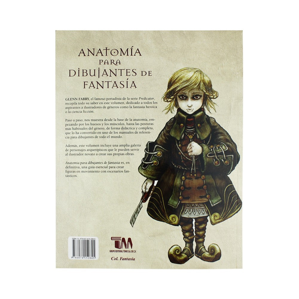 Libro Anatomía para Dibujantes de Fantasía