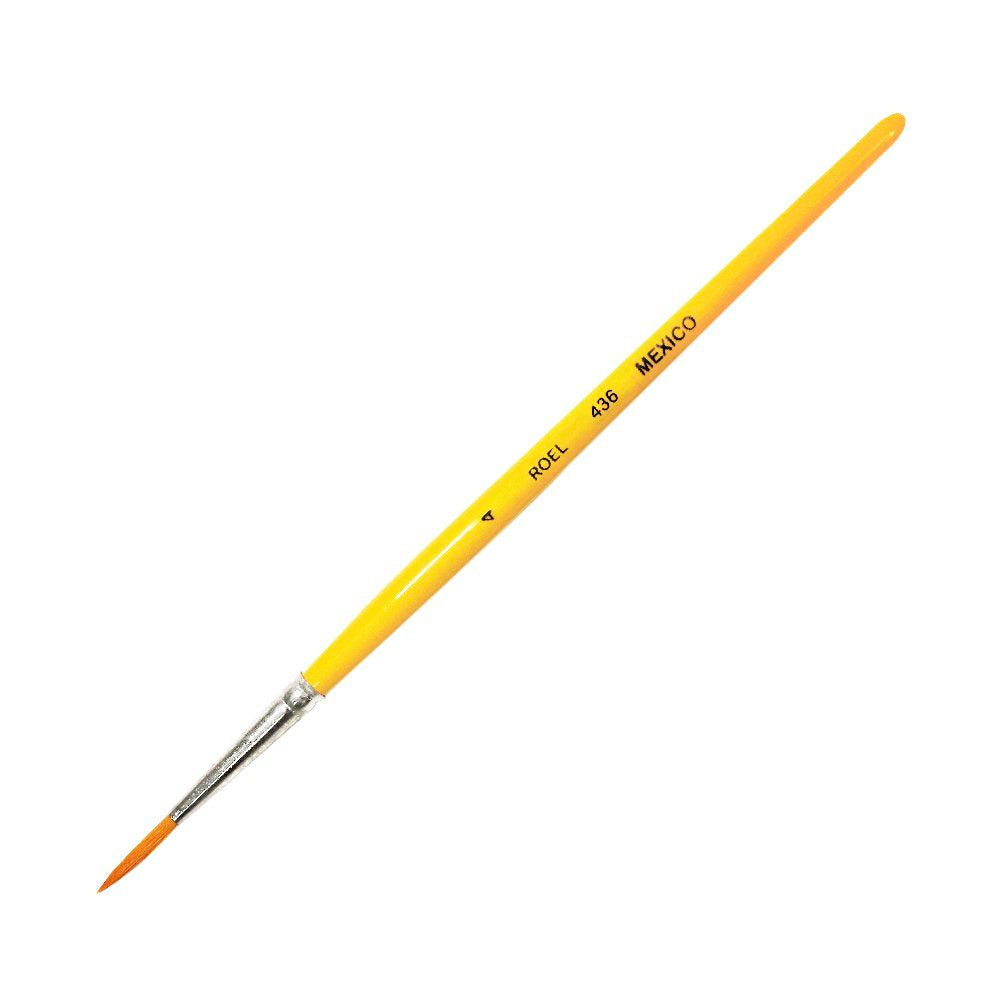 Pincel Liner de Nylon Redondo Corto S-436-04
