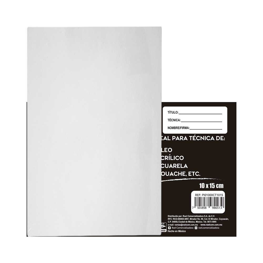 Cartón con Tela Indart de 10x15 cm