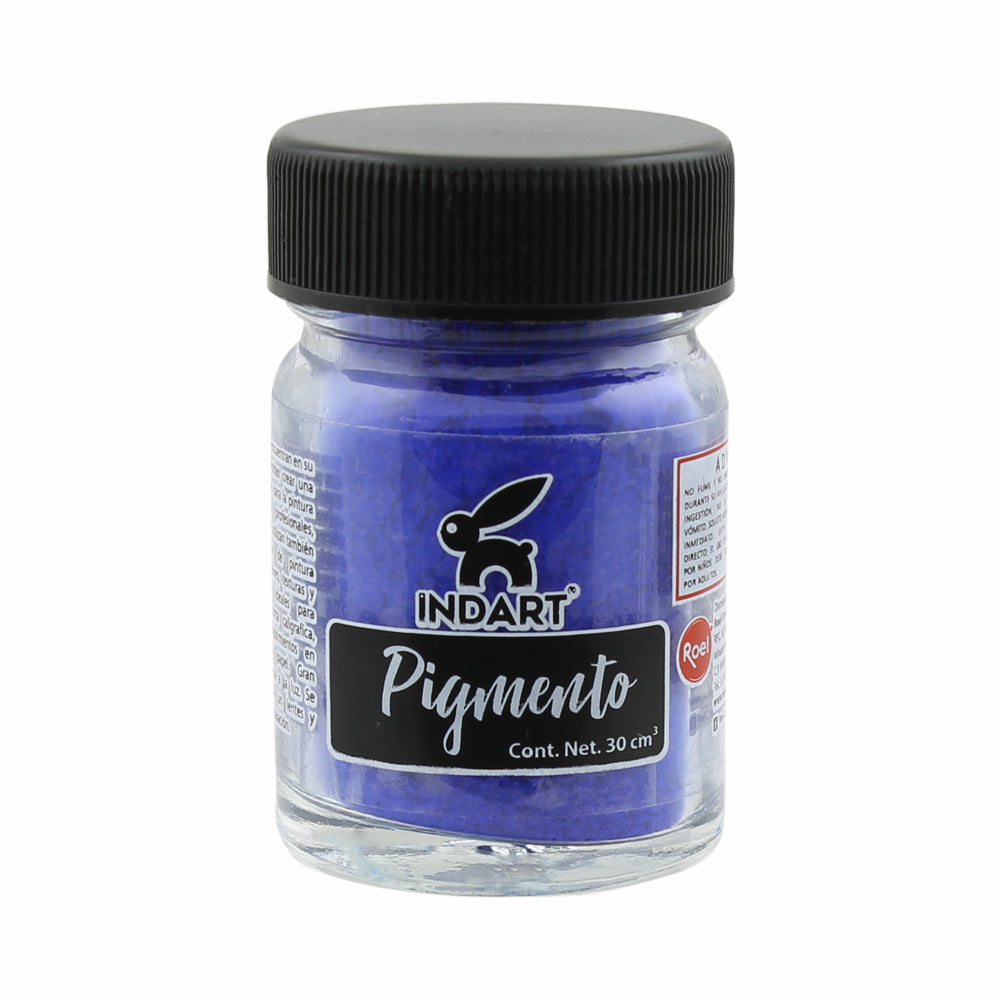 Pigmento Indart Serie 1, 30cm cúbicos, 24 Azul Ultramar Claro