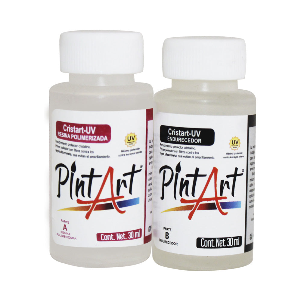 Resina Cristart Ultravioleta (A+B) 30ml