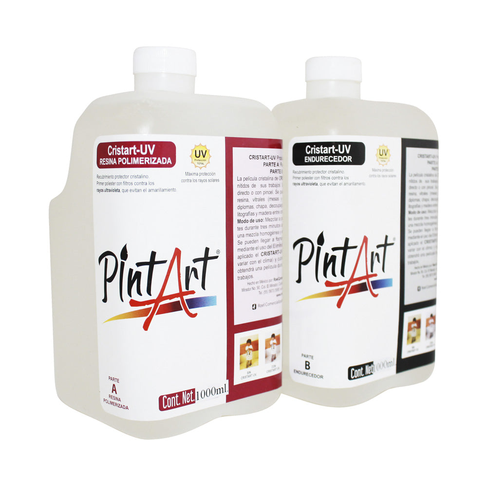 Resina Cristart Ultravioleta (A+B) 1000ml