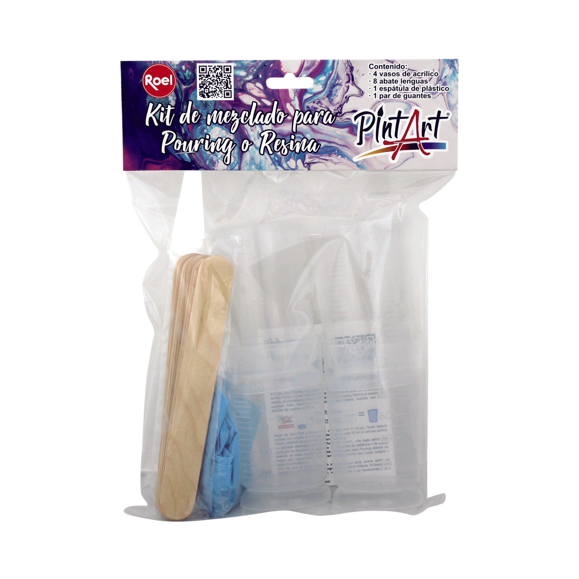 Kit Para Pouring Pintart O Resina C/15pzas