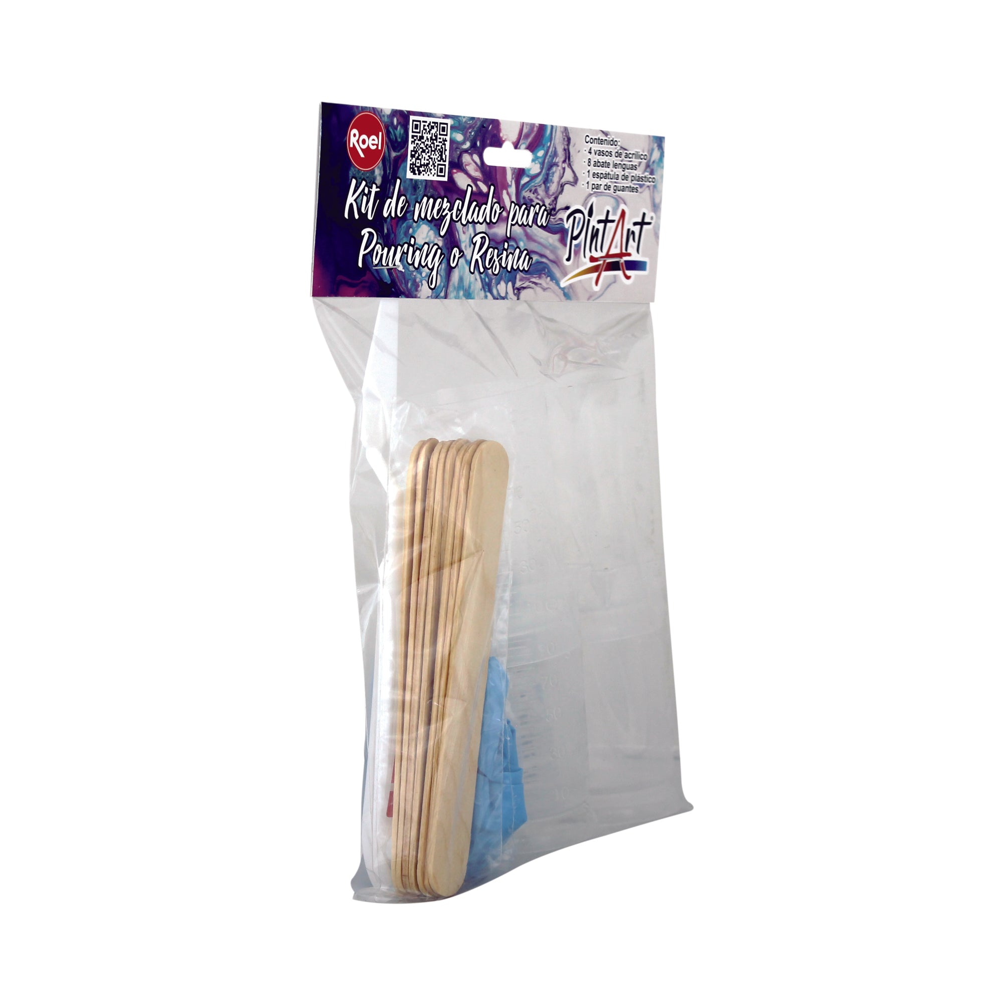 Kit Para Pouring Pintart O Resina C/15pzas