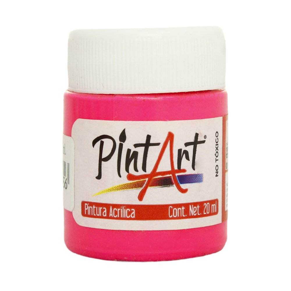 Pintura Acrílica Fluorescente PintArt Estudiante 20ml