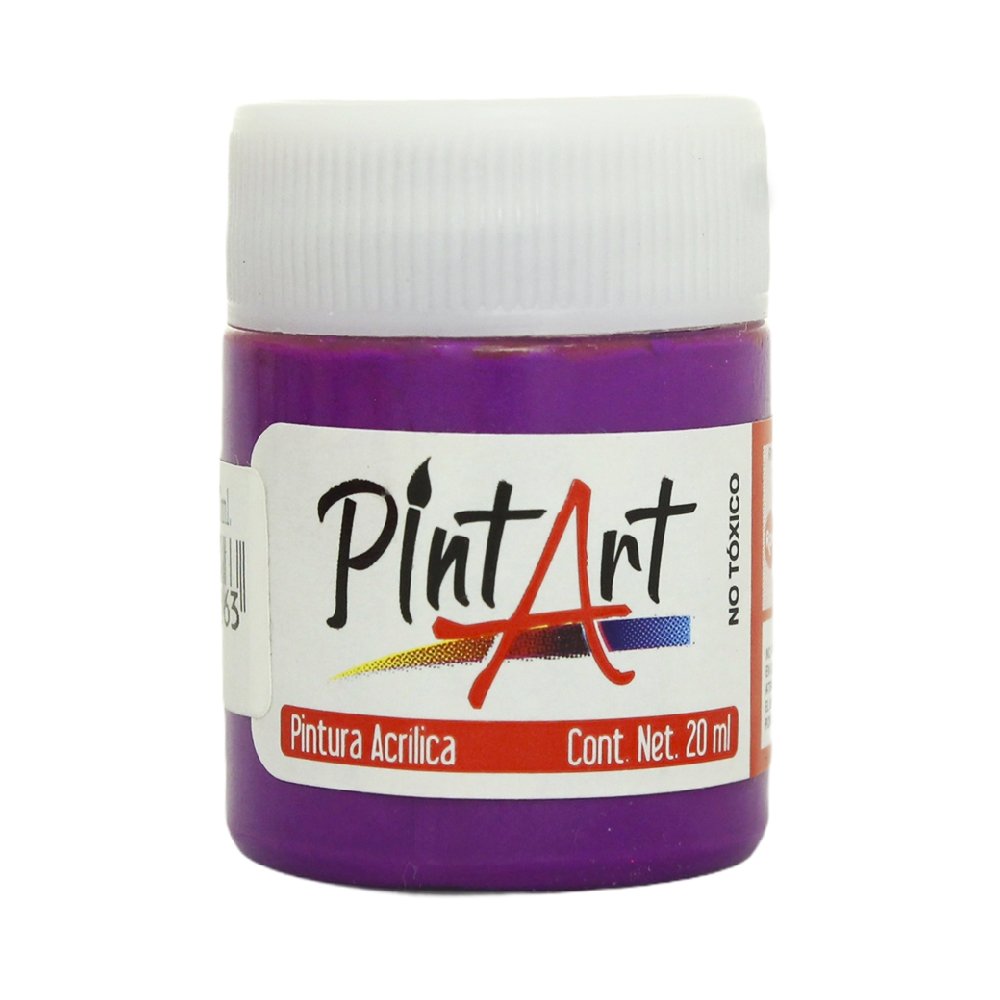 Pintura Acrílica Fluorescente PintArt Estudiante 20ml