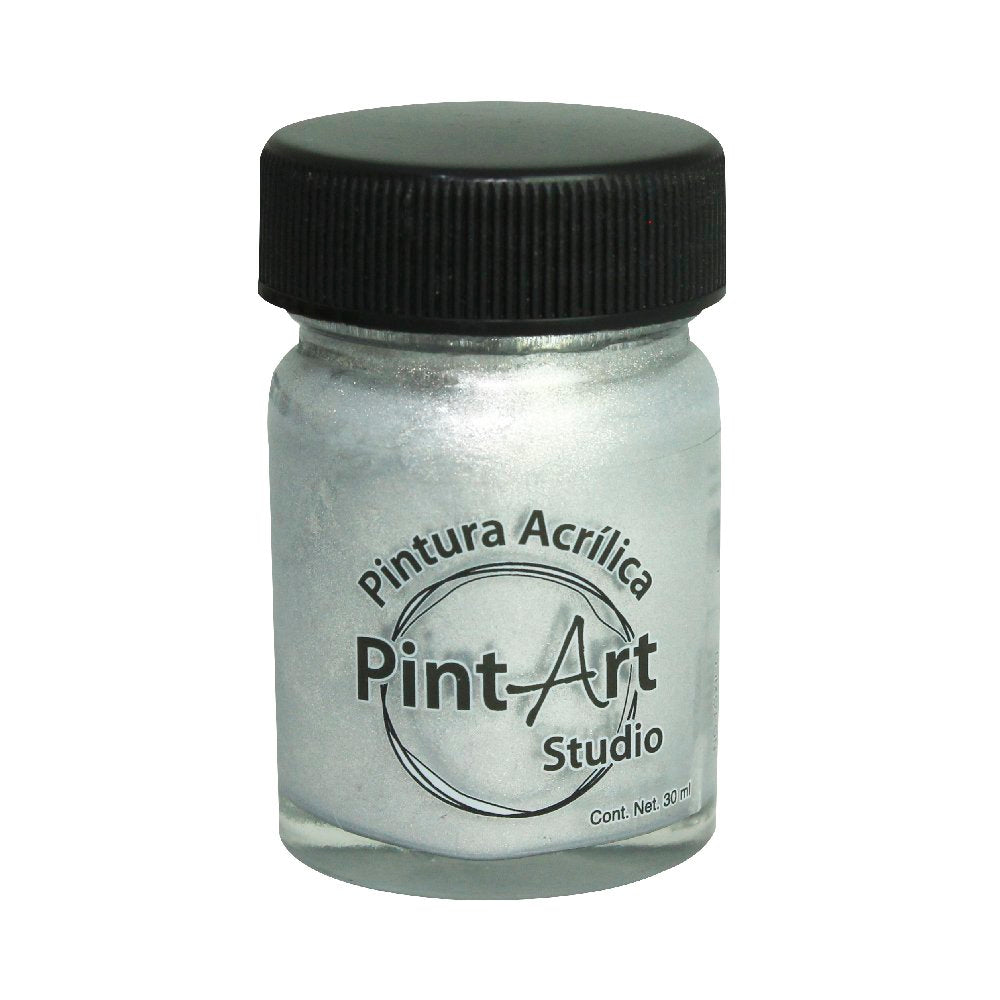 Pintura Acrílica Metálica Pintart Studio Vidrio 30ml