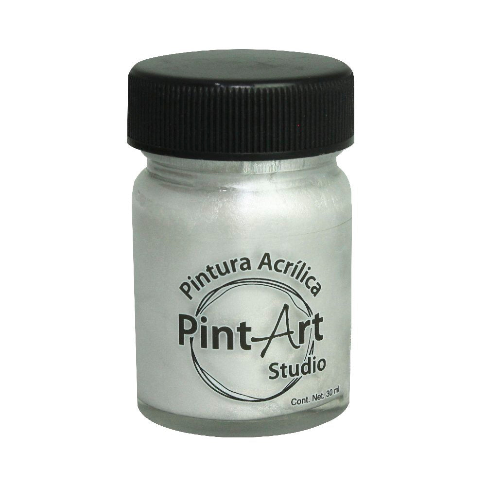 Pintura Acrílica Metálica Pintart Studio Vidrio 30ml