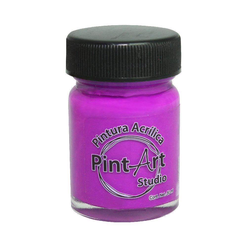 Pintura Acrílica Fluorescente Pintart Studio Vidrio 30ml