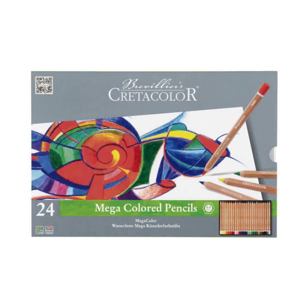 Estuche de Lapices de colores "Megacolor" Con 24 Piezas