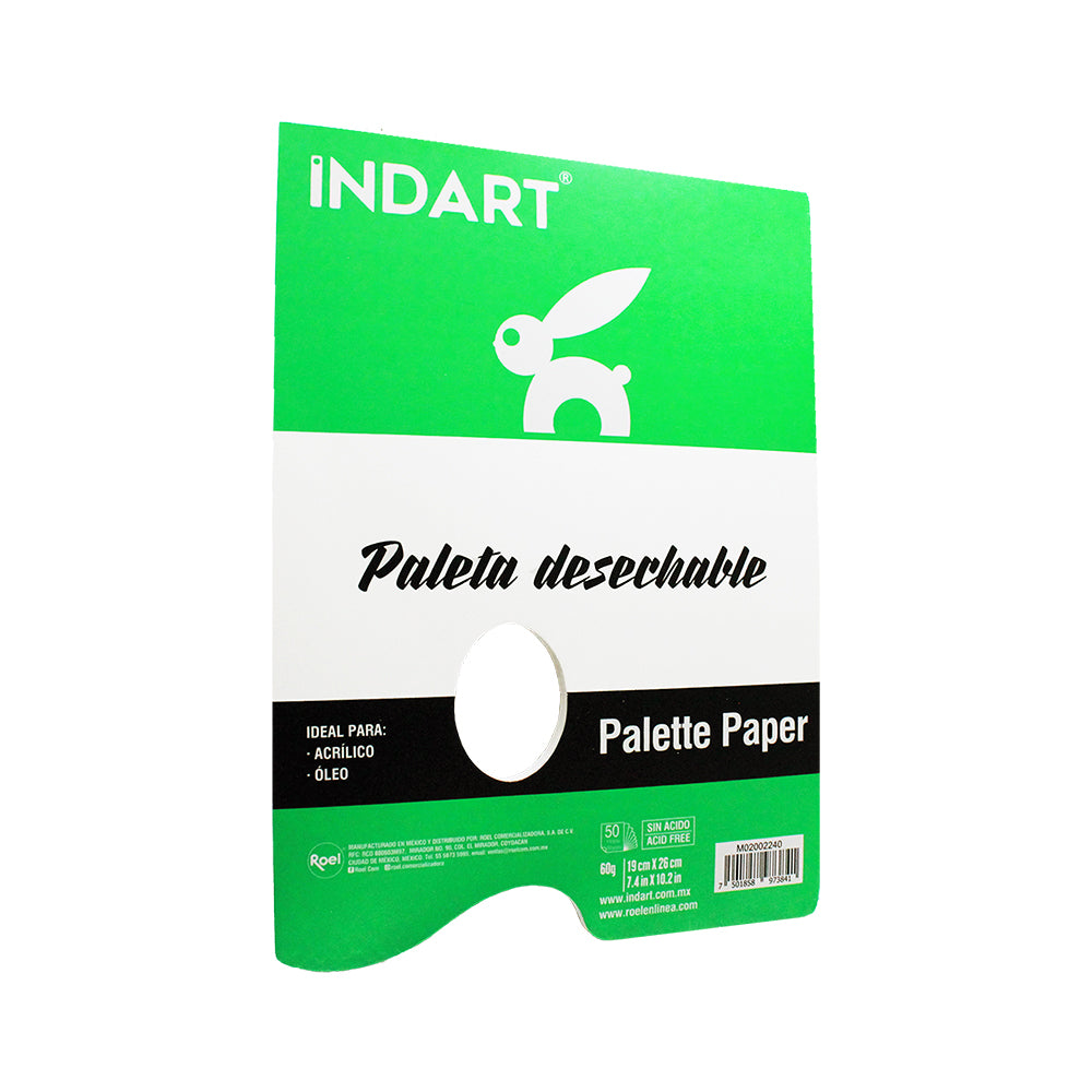 Block Paleta Desechable 50 Hojas
