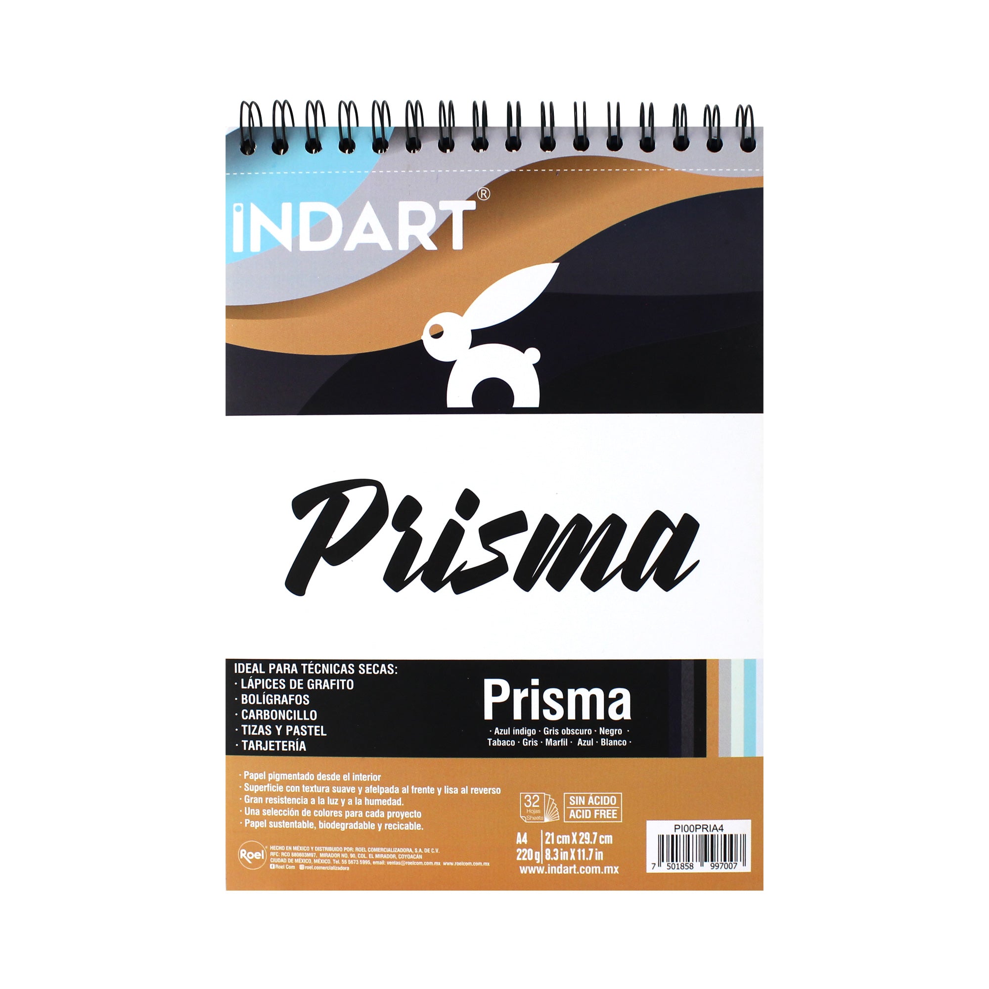 Álbum Indart Prisma A4 de 29.7X21cm, 32Hojas, 220g