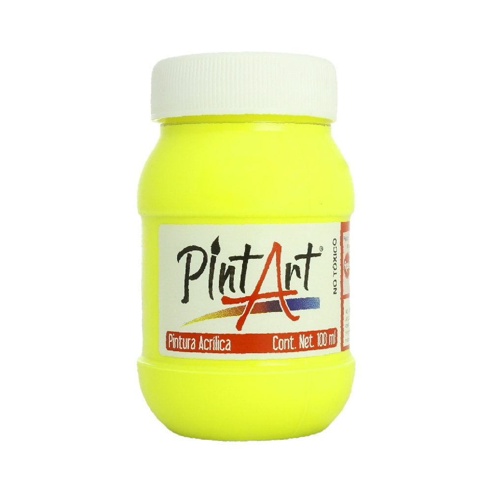 Pintura Acrílica Fluorescente PintArt Estudiante 100ml