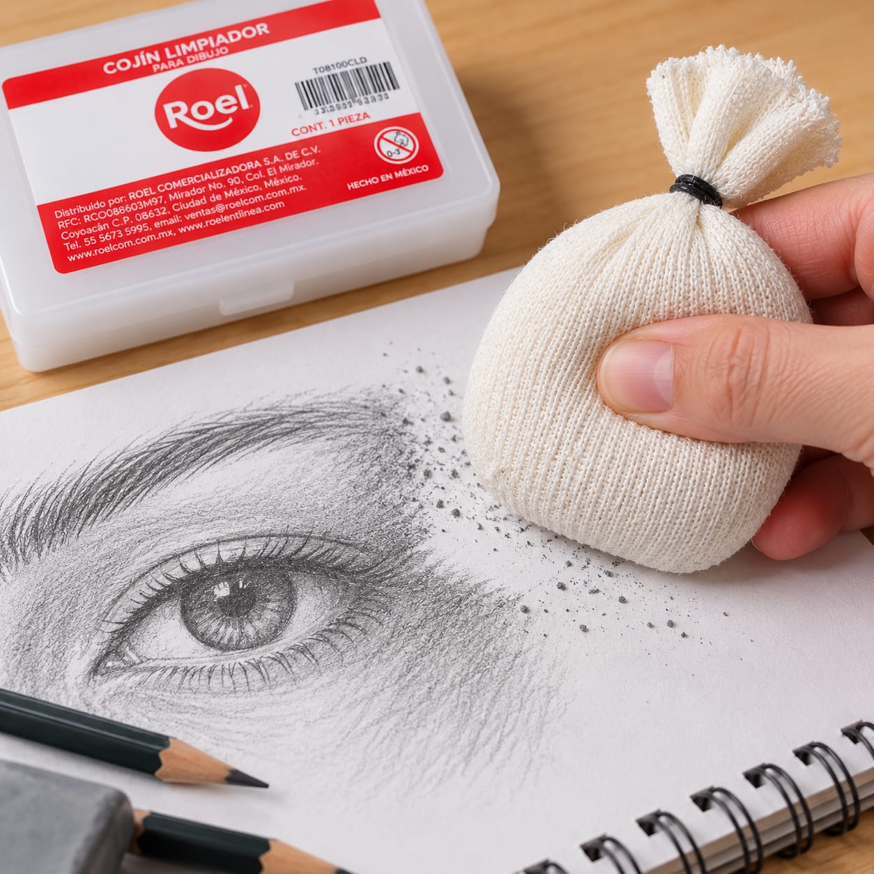 Cojín Limpiador para Dibujo — 120 g aprox.