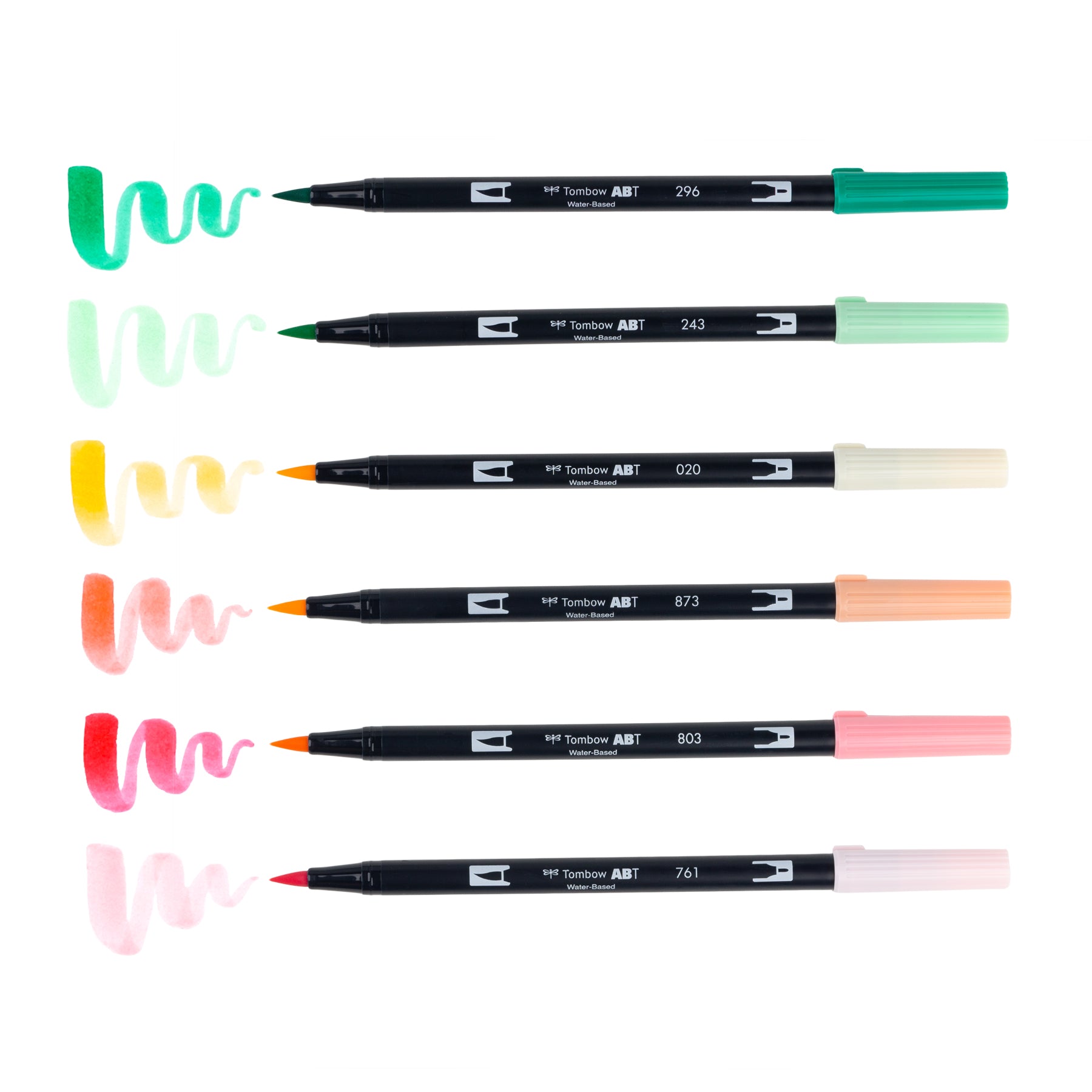 Set de Marcadores Dual Brush Tonos Durazno con 6 Piezas