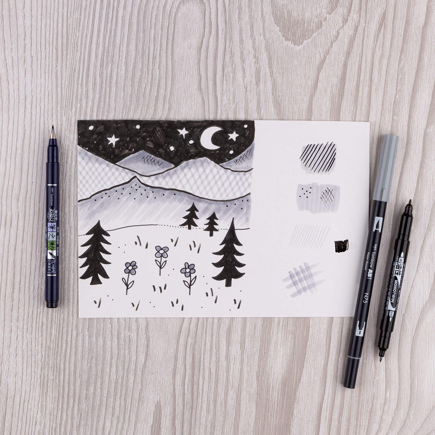 Set de Marcadores y Accesorios para Dibujo