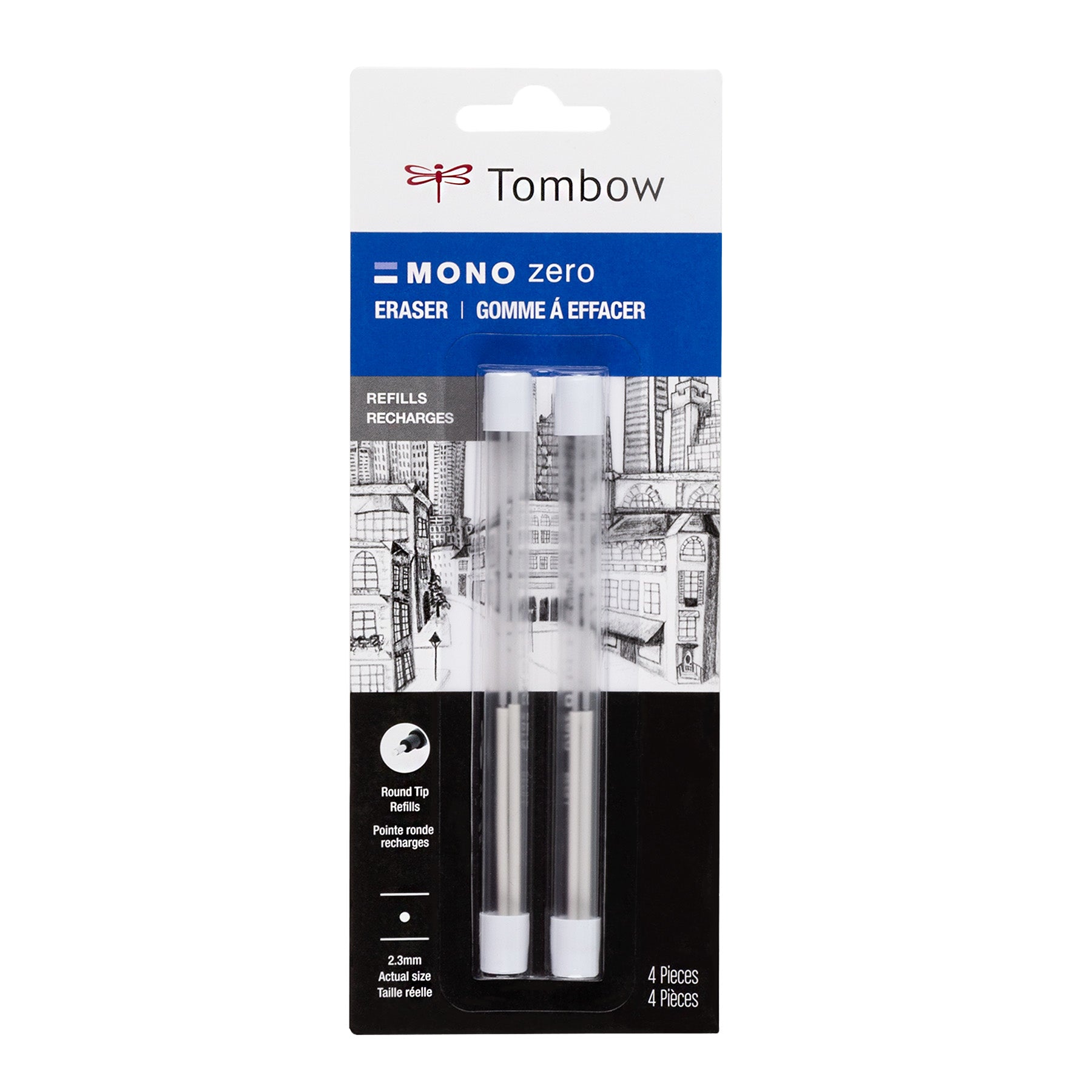 Gomas de Repuesto de 2.3 mm, Para Portagomas de Precisión Blister con 2 Piezas