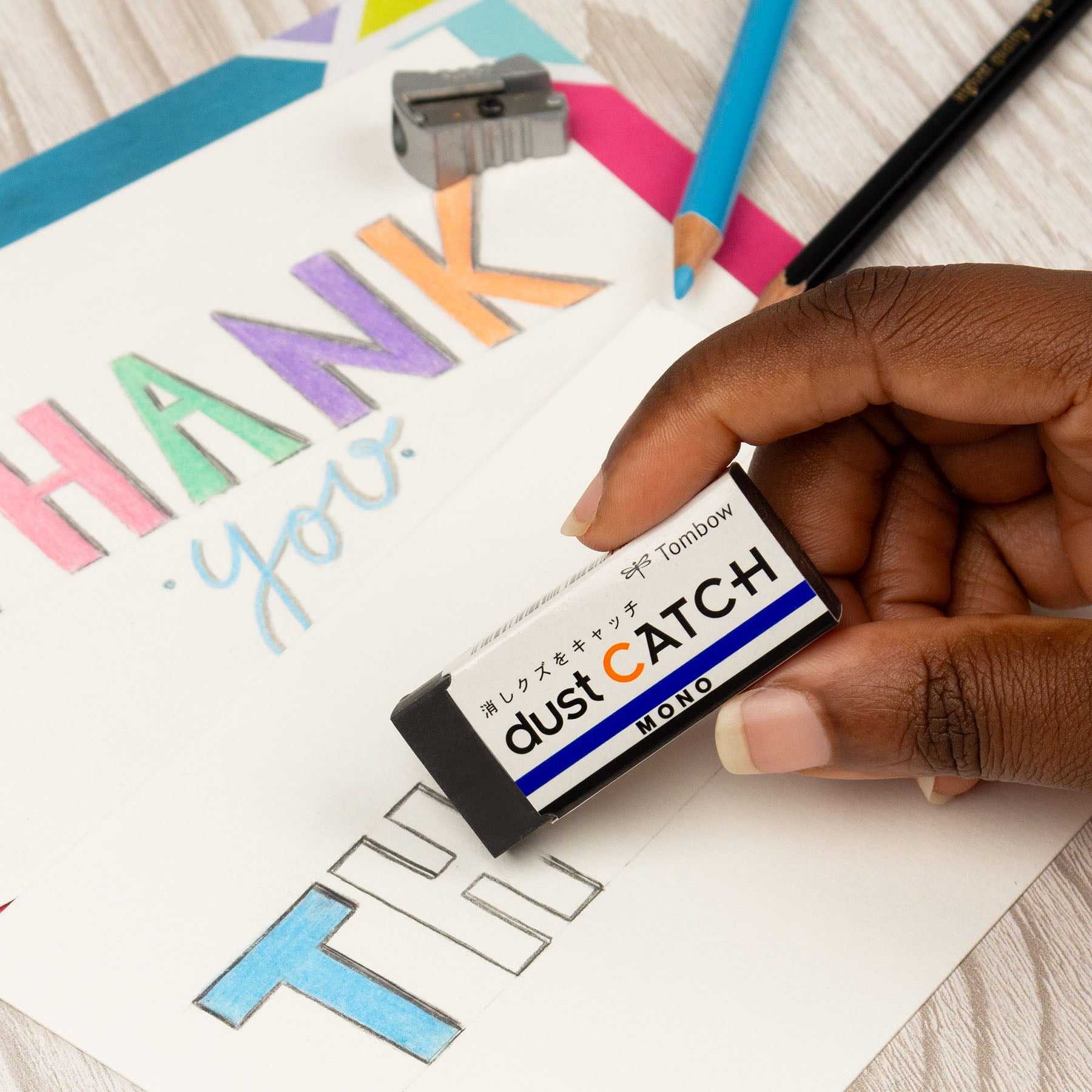 Goma de Borrar Negra Dust Catch – MONO