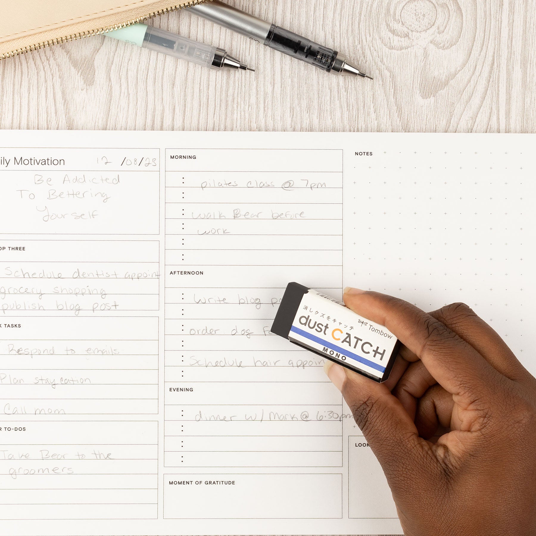 Goma de Borrar Negra Dust Catch – MONO