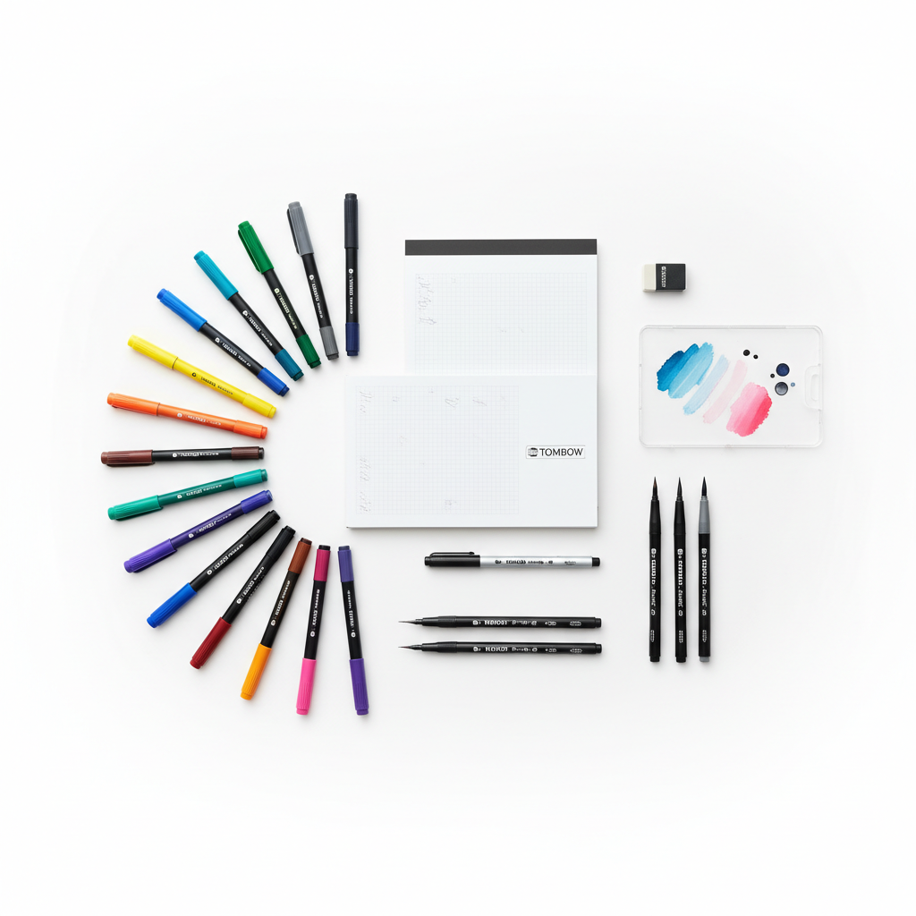 Kit Lettering Completo Tombow