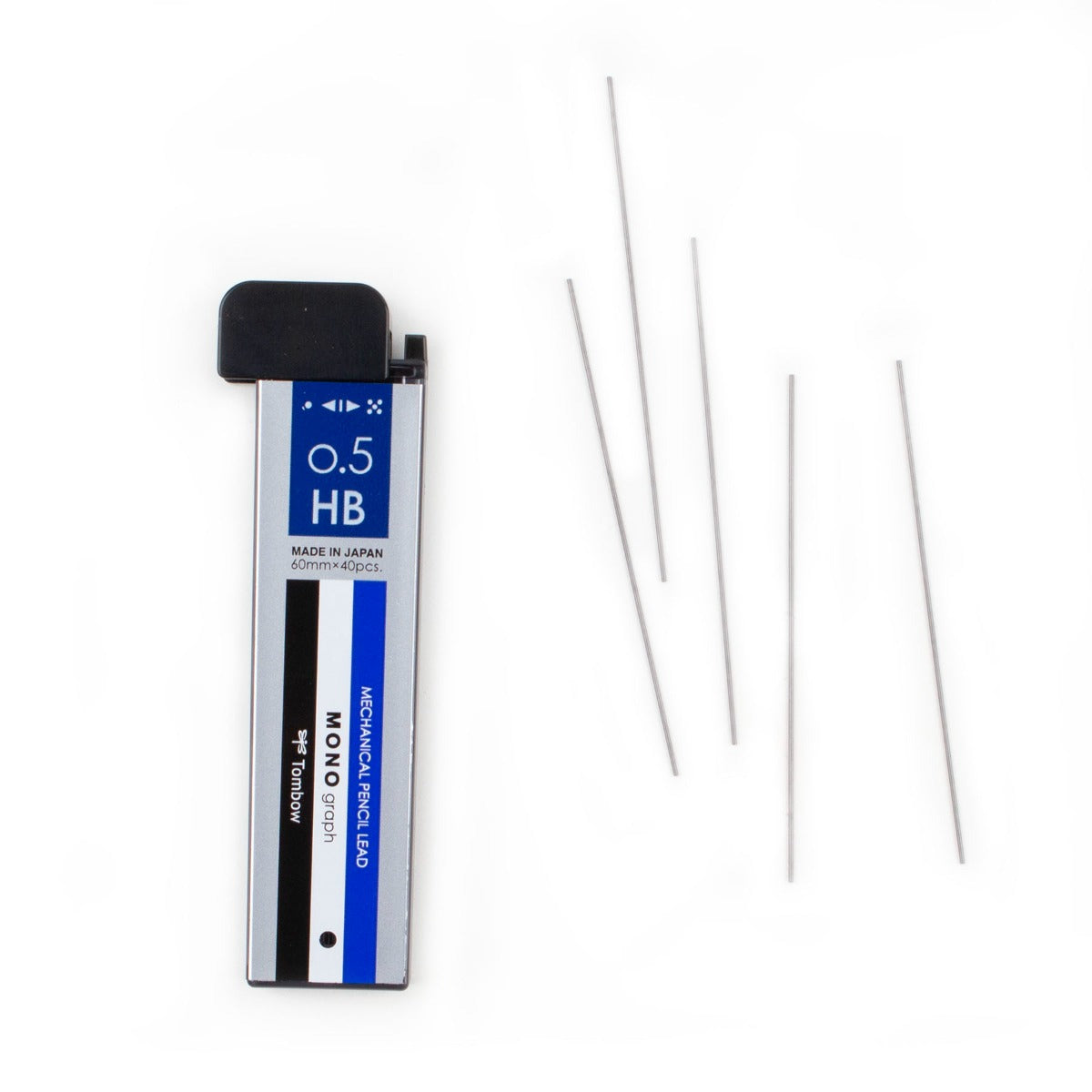 Minas de Recambio Tombow MONO Graph HB 0.5 mm para Portaminas