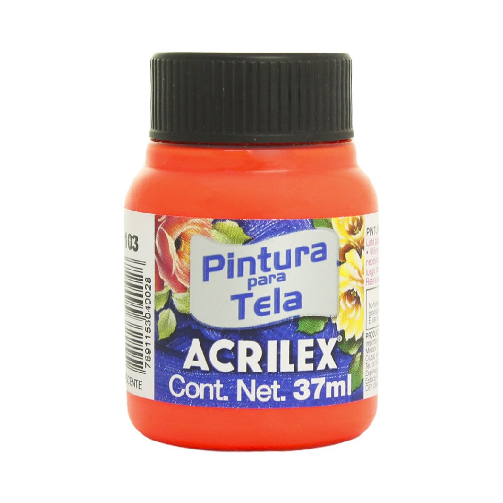 Pintura Para Tela Fluorescente Acrilex 37ml