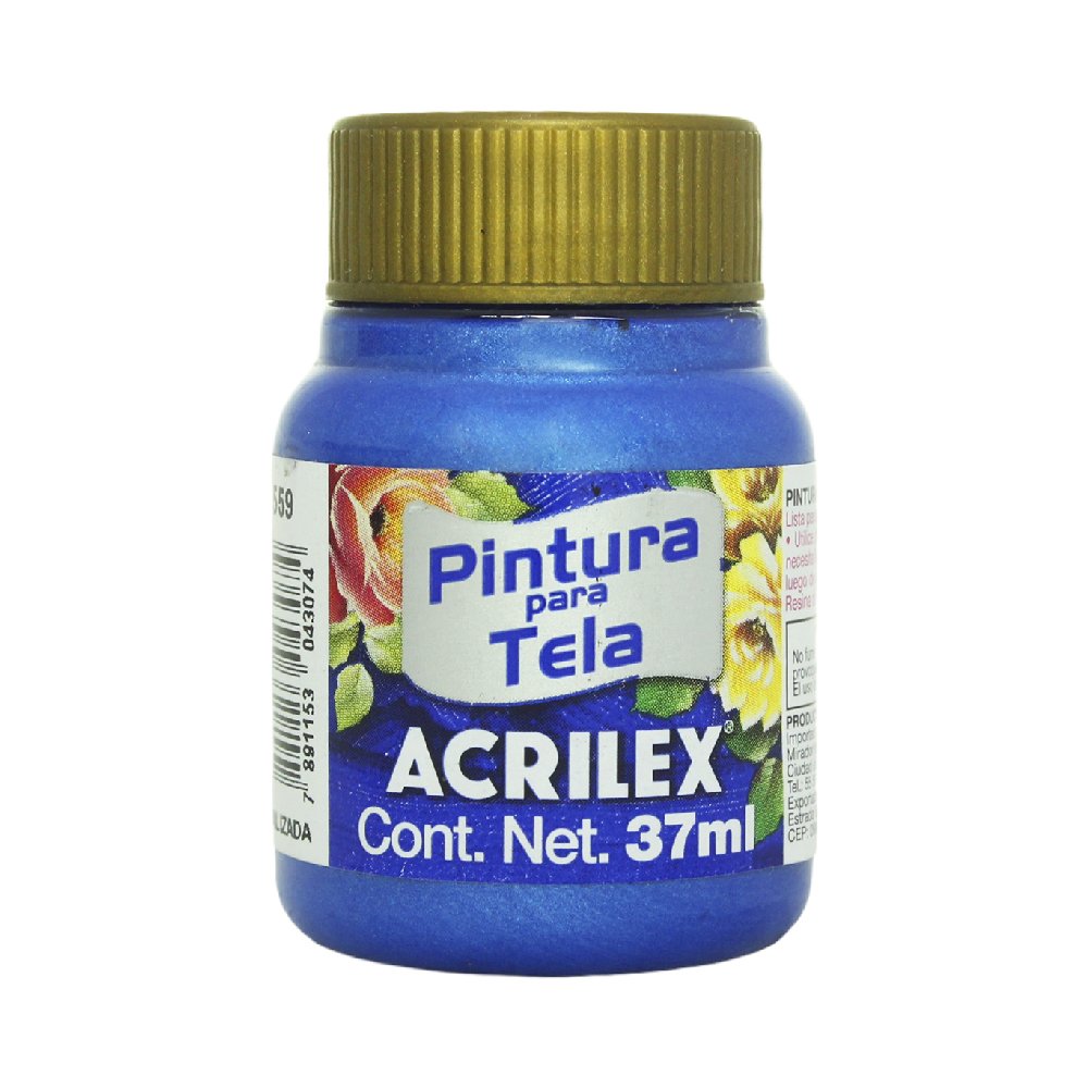 Pintura Metálica Para Tela Acrilex, 37ml