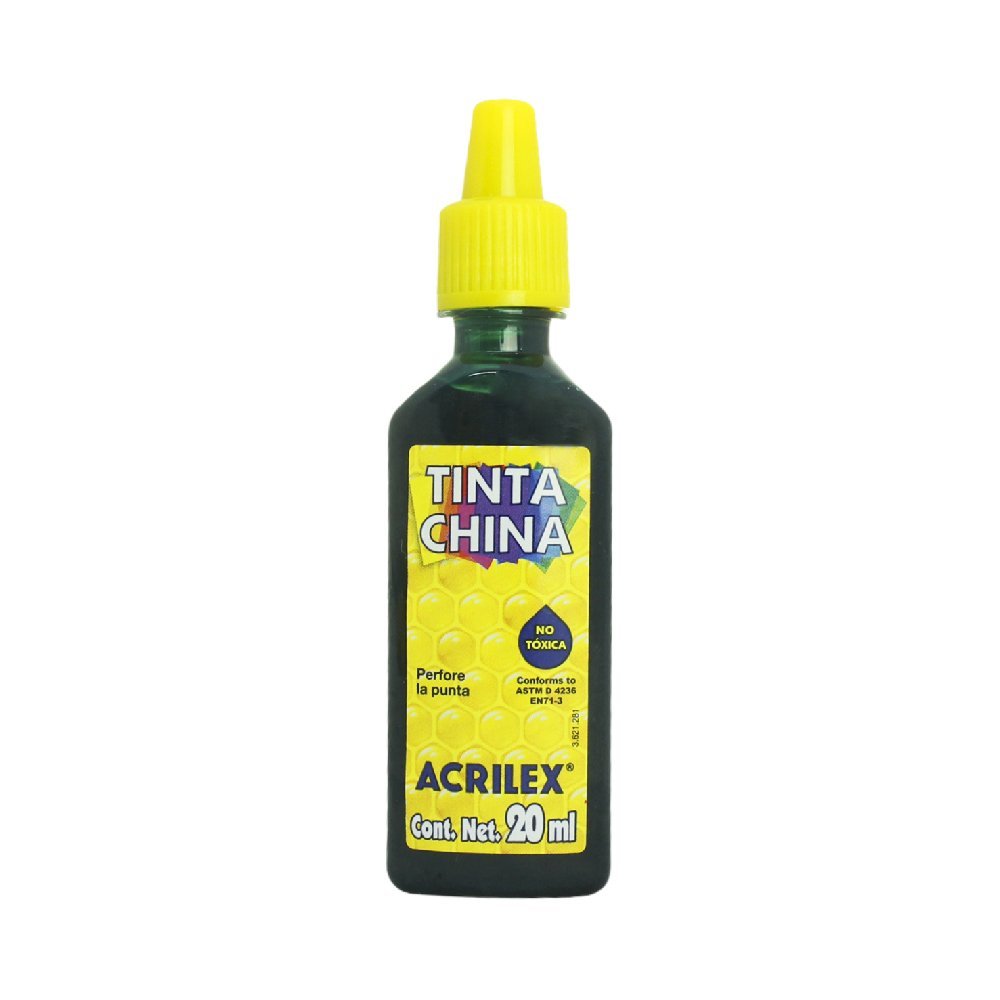 Tinta China Escolar Acrilex Verde Bandera 20ml