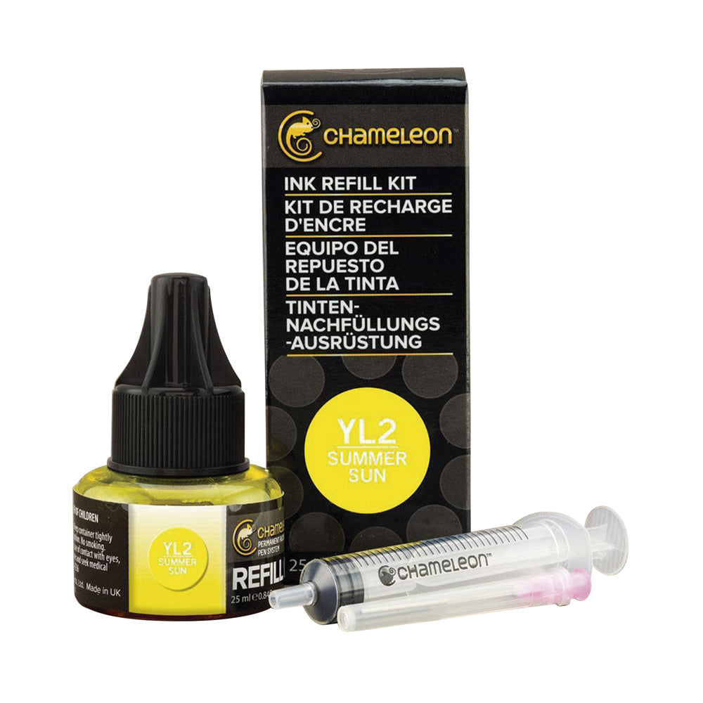 Tinta de Recambio 25ml para Rotulador Chameleon Sol de Verano-Yl2