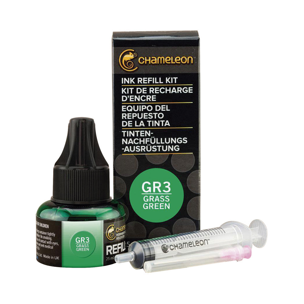 Tinta de Recambio 25ml para Rotulador Chameleon Pasto Verde-Gr3
