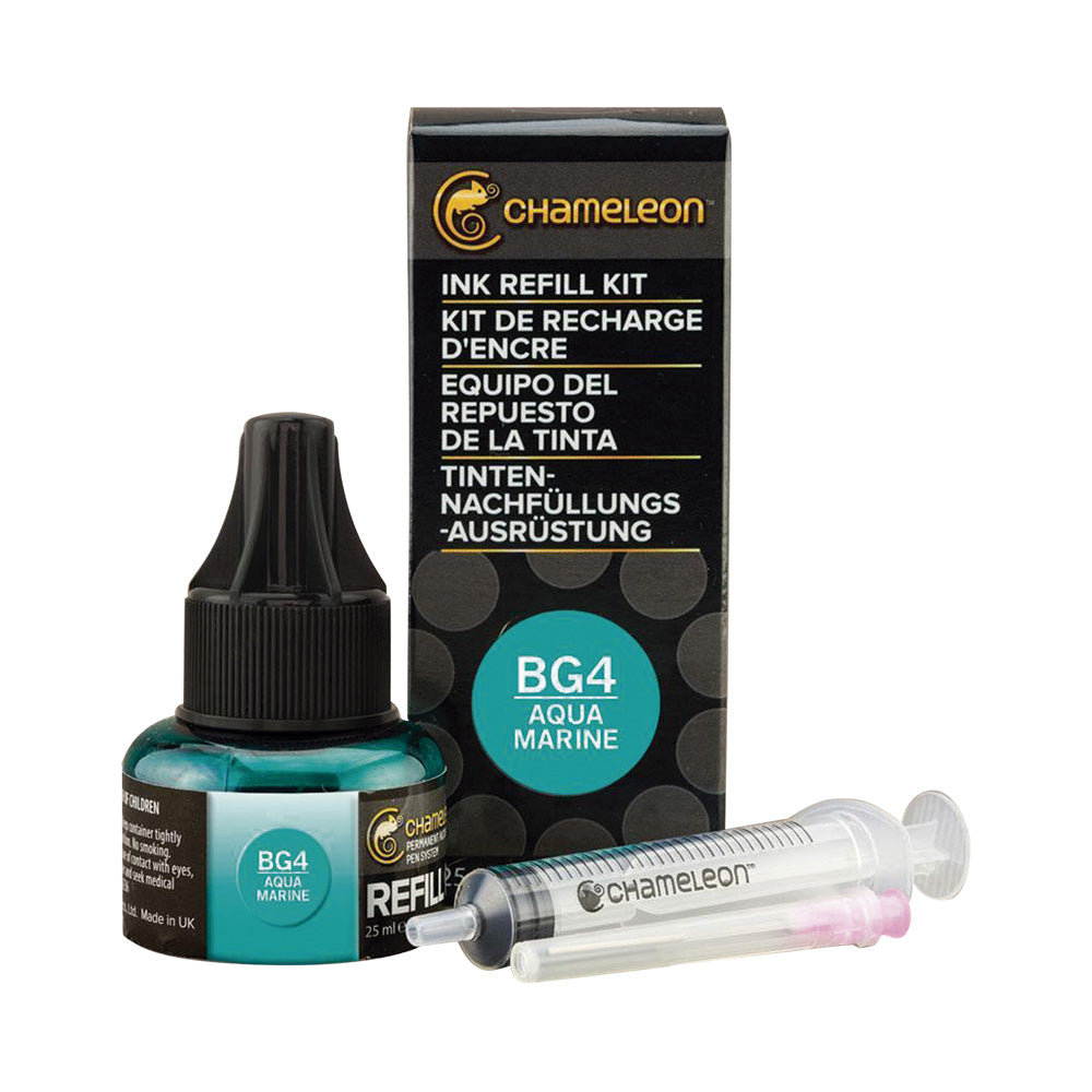 Tinta de Recambio25ml para Rotulador Chameleon Aqua Marine-Bg4