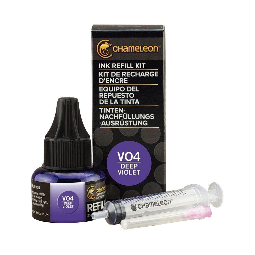 Tinta de Recambio 25ml para Rotulador Chameleon Violeta Profundo-Vo4