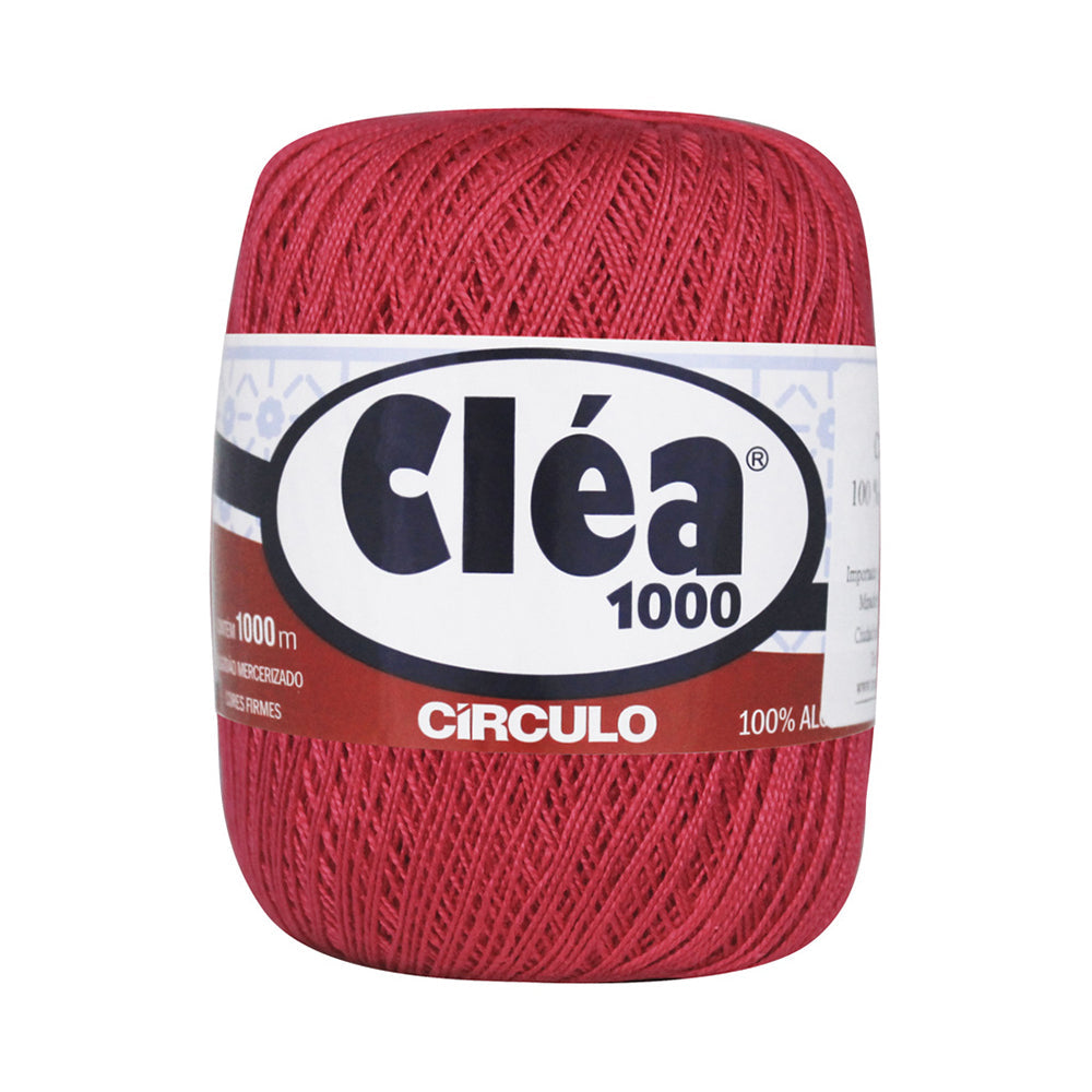 Hilo Clea 1000 Circulo 151g Color Rojo 3528