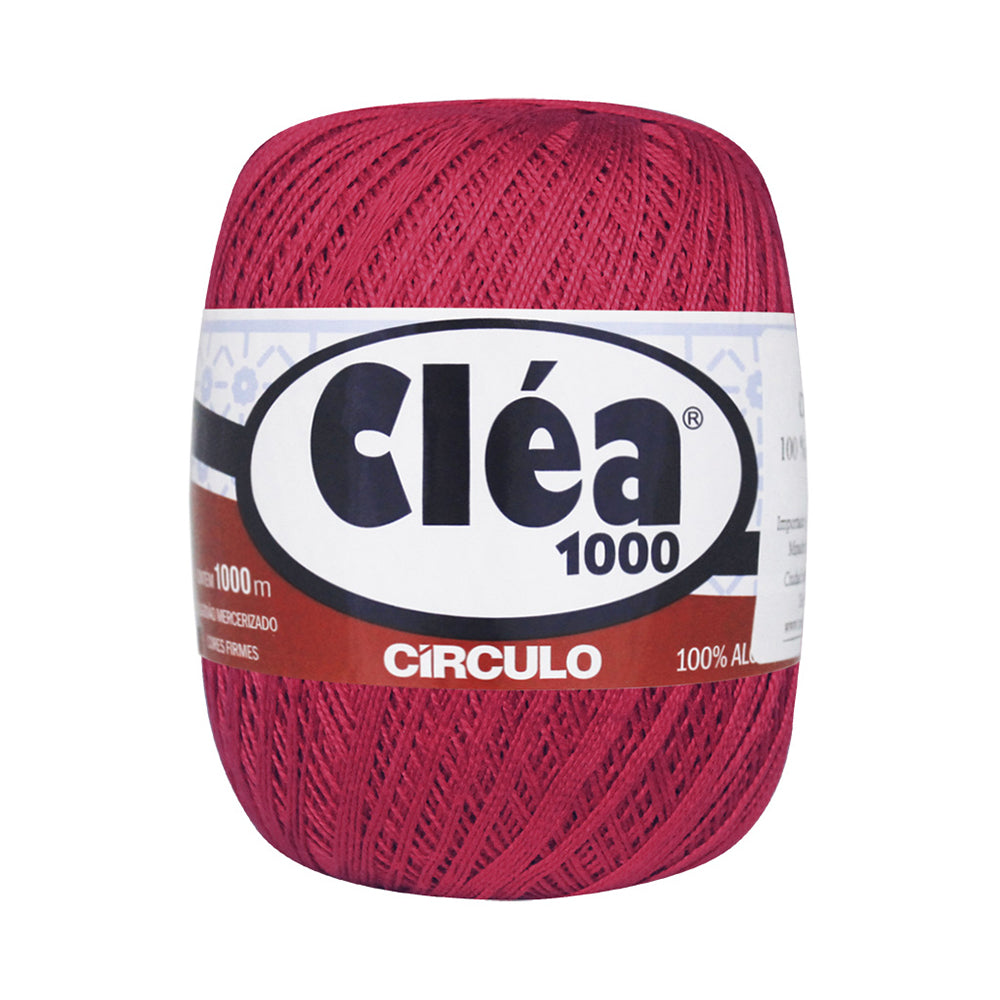 Hilo Clea 1000 Circulo 151g Color Rojo 3611