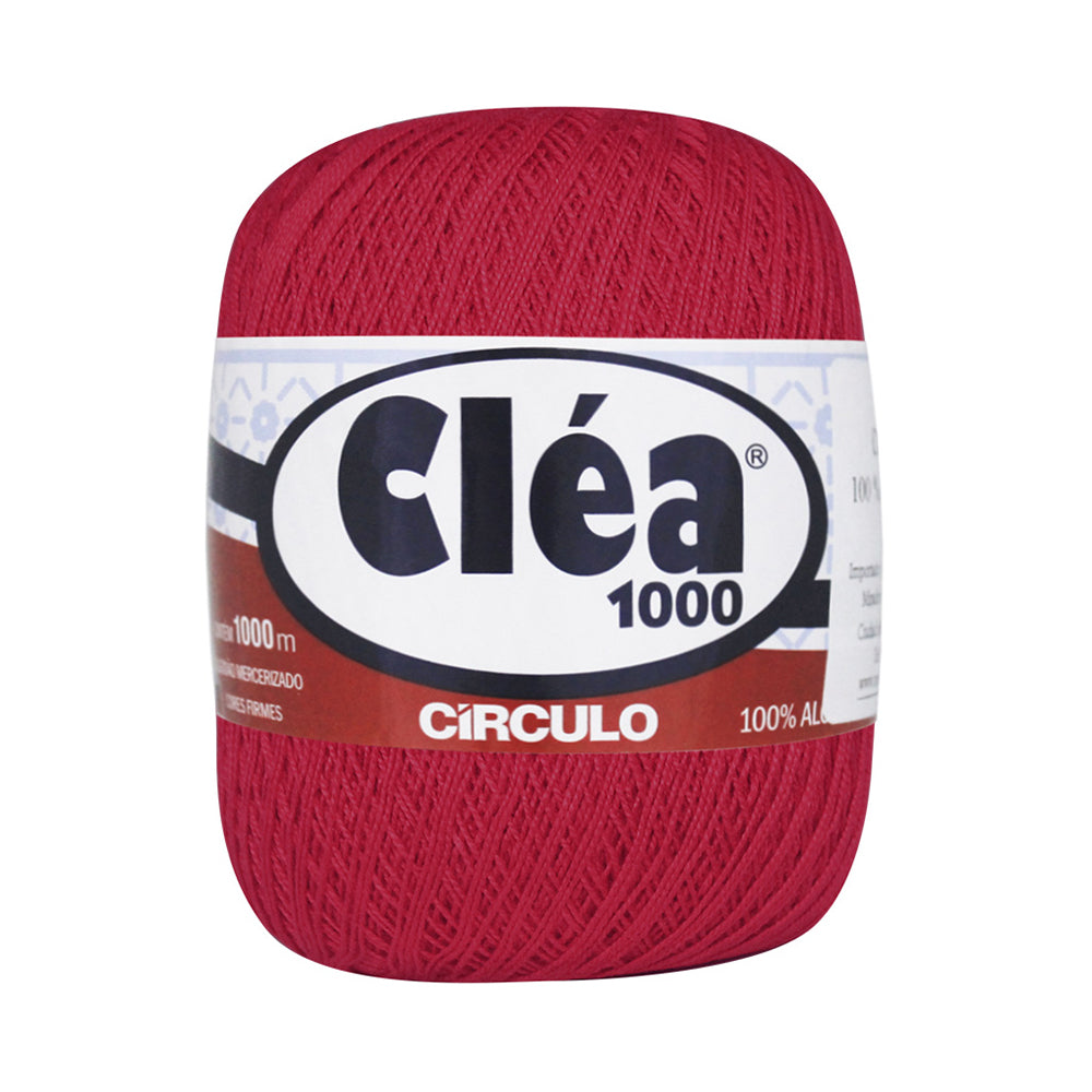 Hilo Clea 1000 Circulo 151g Color Rojo 3635