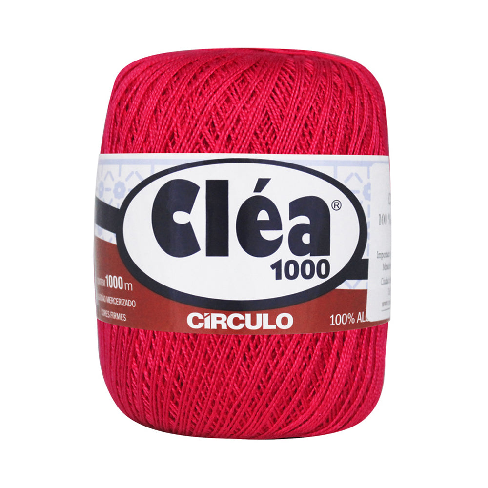Hilo Clea 1000 Circulo 151g Color Rojo 3794