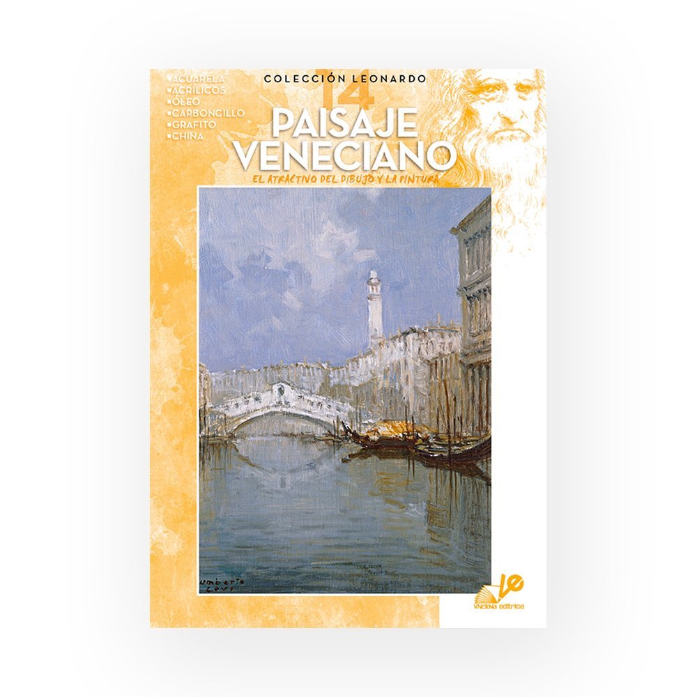 Libro Colección, Leonardo Vinciana, Paisajes Veneciano No.14