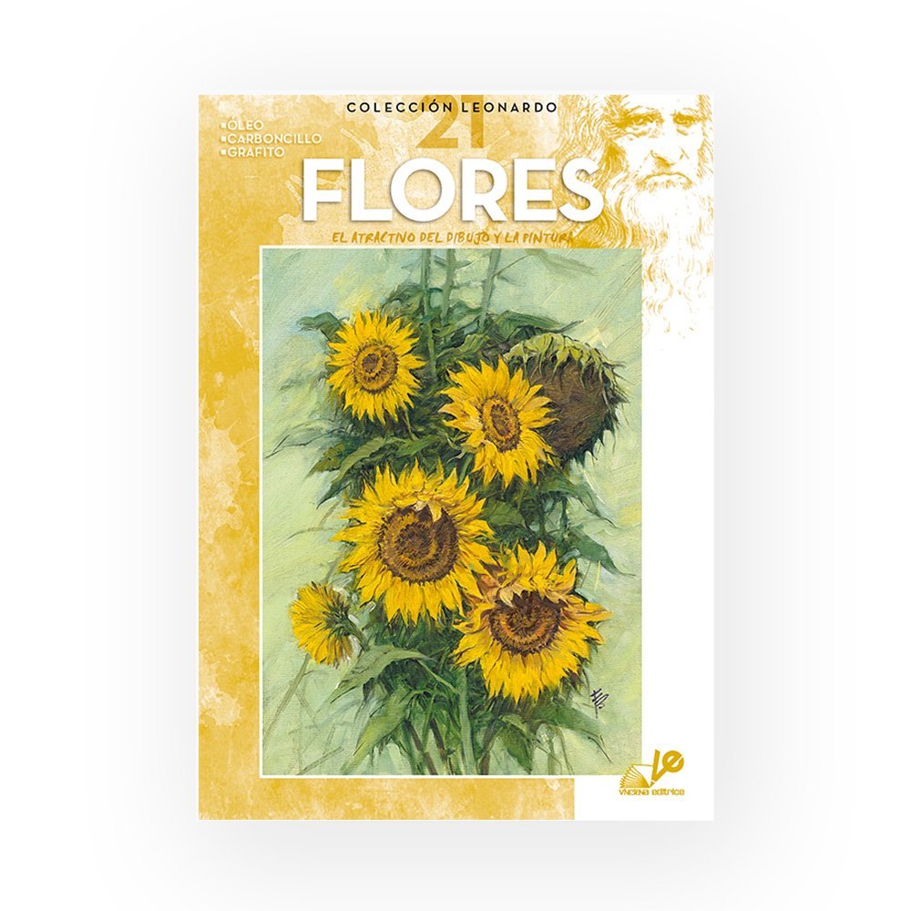 Libro Colección, Leonardo Vinciana, Flores No.21