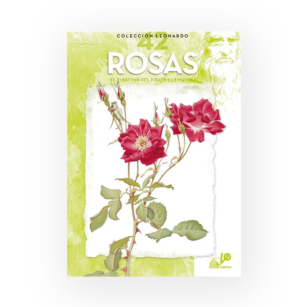 Libro Colección, Leonardo Vinciana, Rosas No.42
