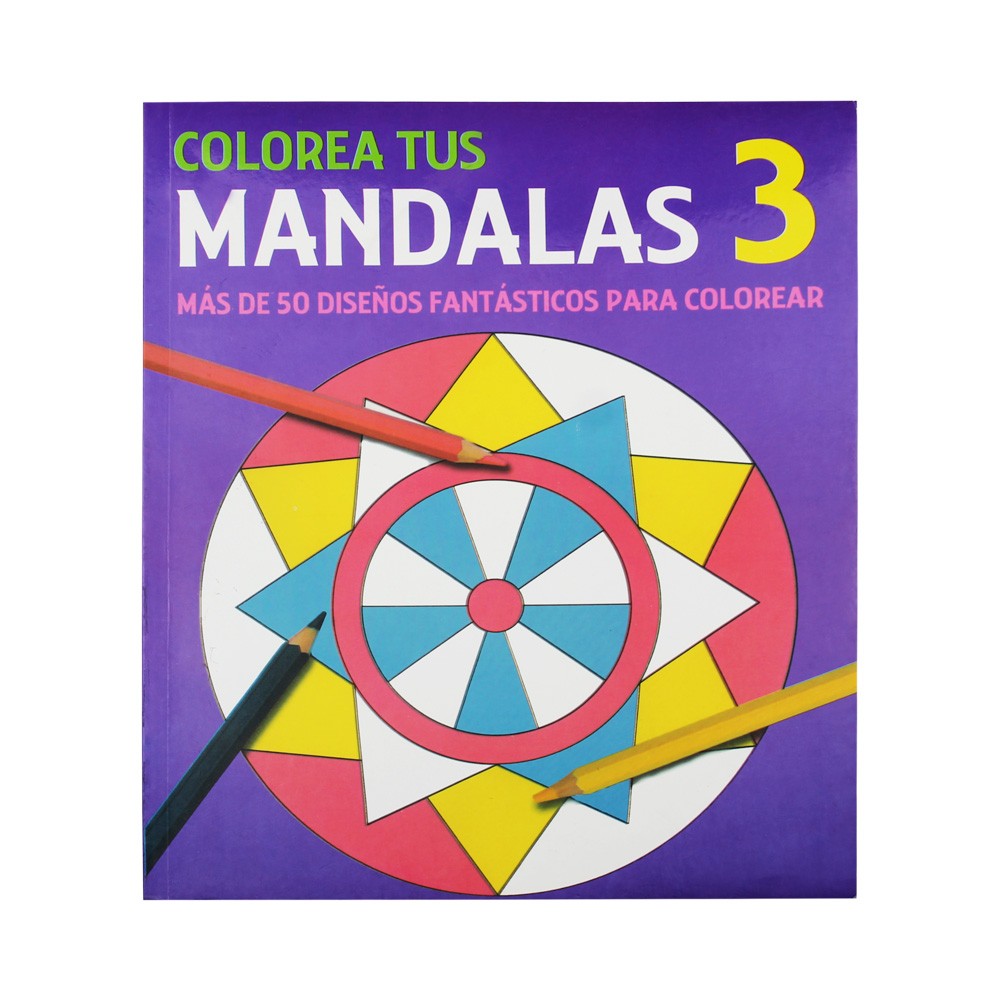 Libro; Colorea tus Mándalas 3