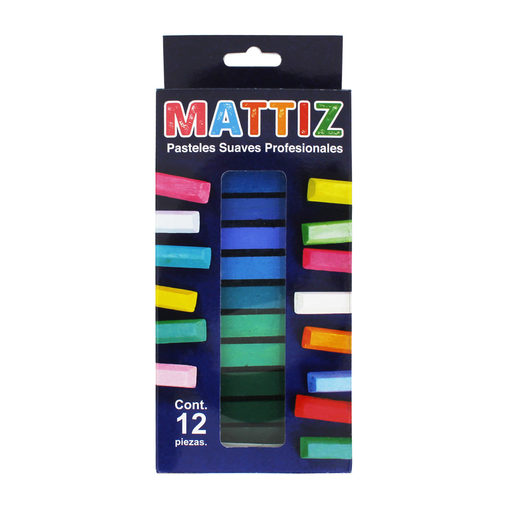 Gises Pastel Mattiz con 12 Barras, Marina