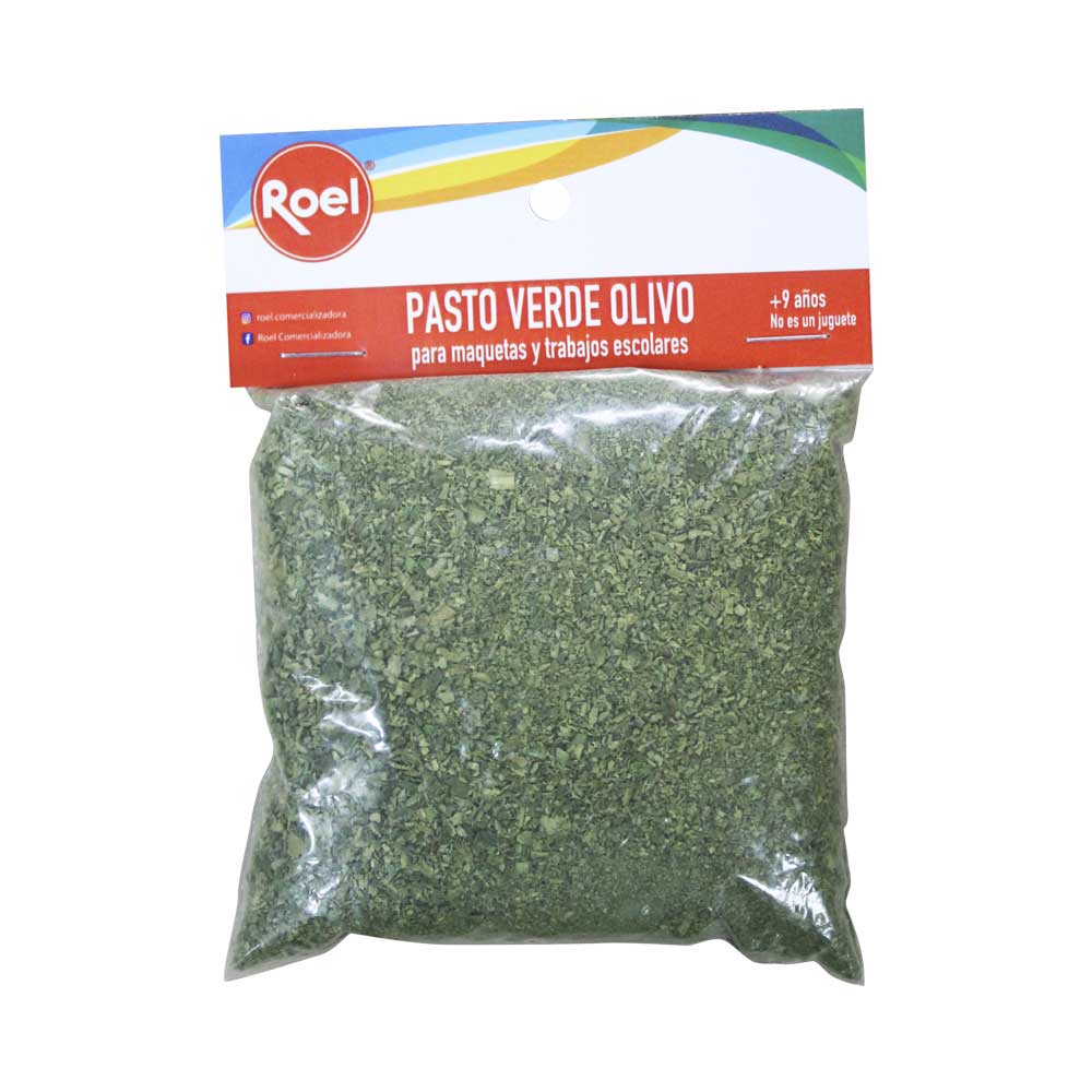 Pasto Verde Olivo,  bolsa con 30g