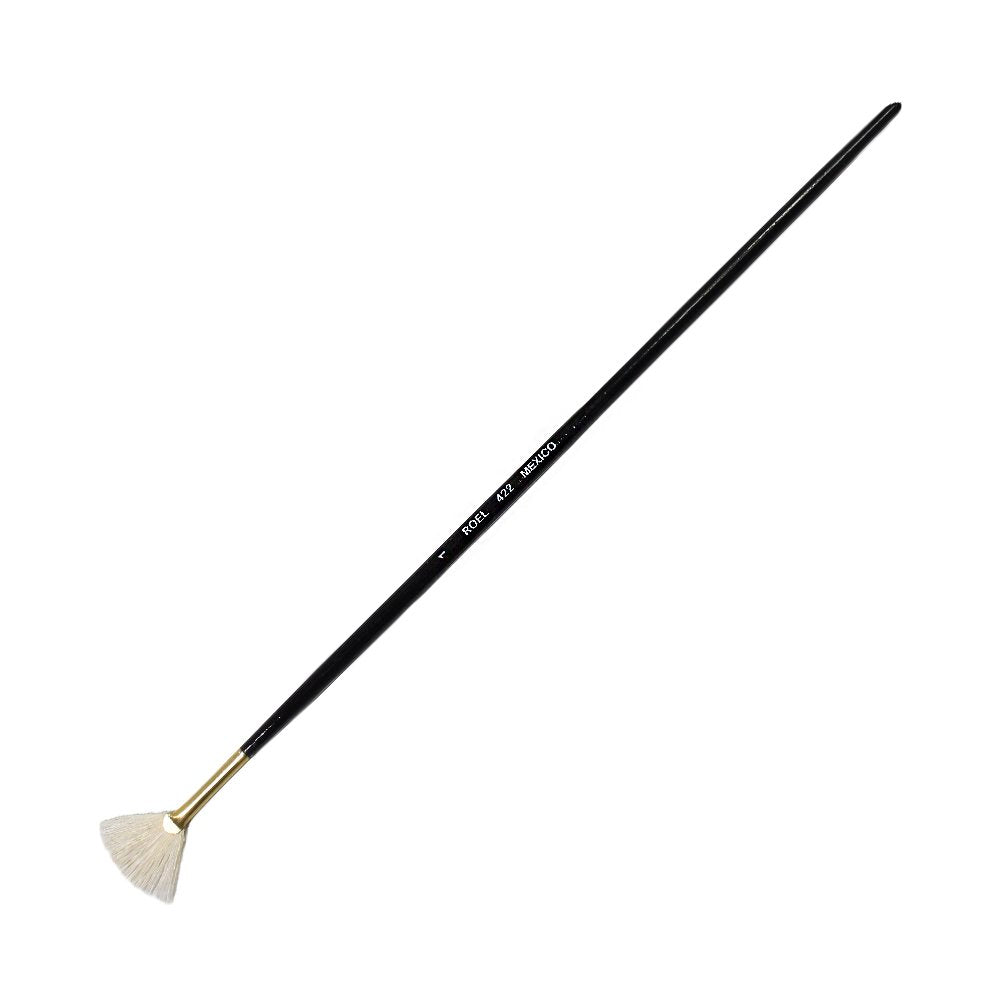 Pincel Abanico Cerda Extra Blanca S-422-01